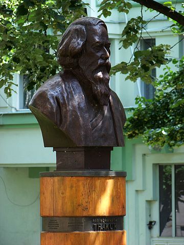 File:Dejvice, Th&aacute;kurova, Th&aacute;kurova busta (01).jpg