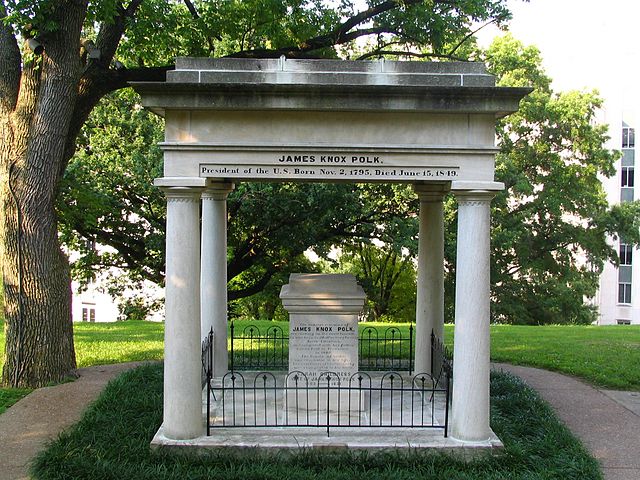 File:James Polk Grave.jpg
