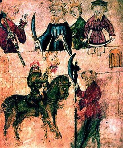 File:Sir Gawain and the Green Knight, from Pearl Manuscript.jpg
