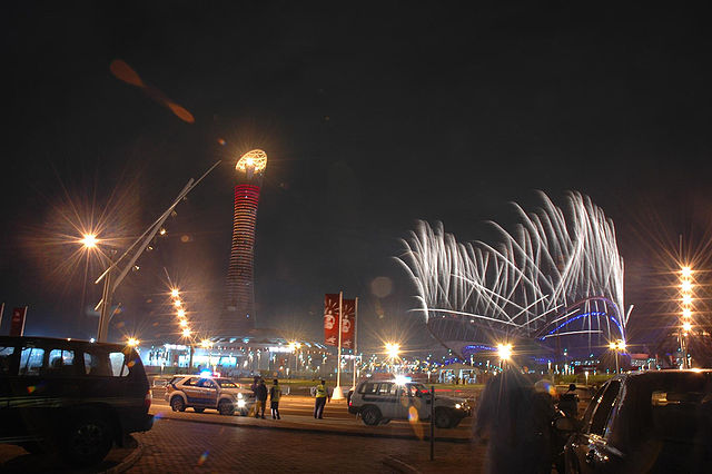 File:Asian Games Doha 2006 fireworks.jpg