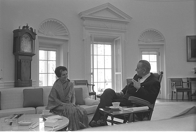 File:Indira Gandhi and LBJ.jpg