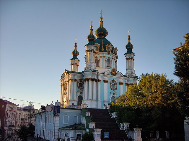 File:Saint Andrew's Church of Kiev photo by Yuriy Kolodin.jpg