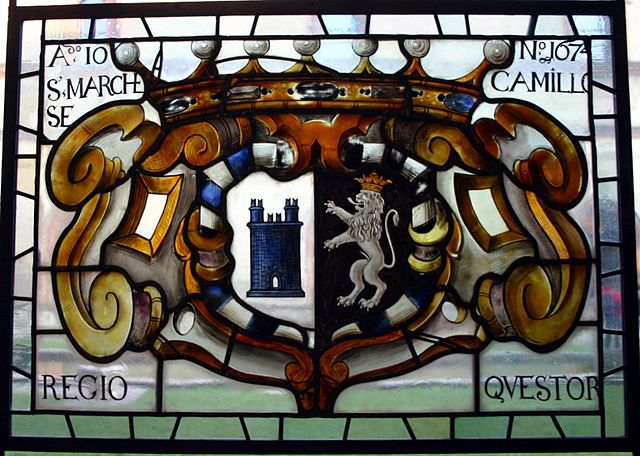 File:6710 - Milano, Castello sforzesco - Armeria - Vetrata marchese Camillo (1674) - Foto Giovanni Dall'Orto - 14-Feb-2008.jpg