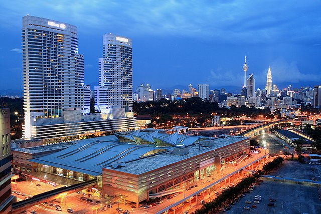 File:KL Sentral at Night.jpg