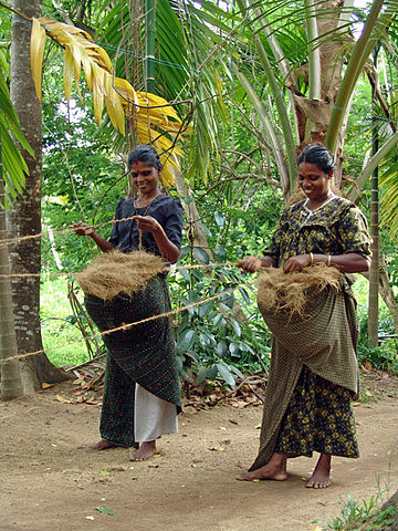 File:Production of coir in Kerala.jpg