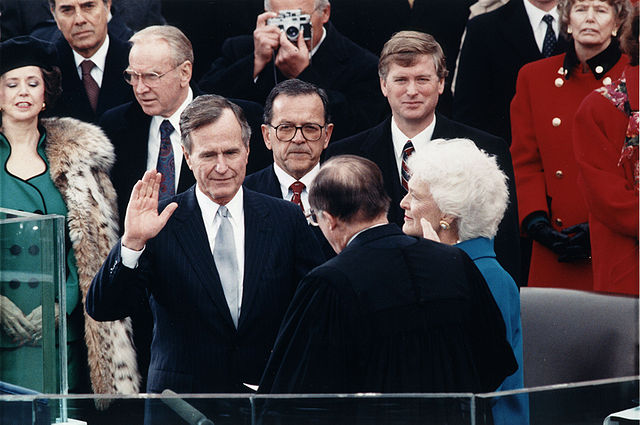 File:George H. W. Bush inauguration.jpg
