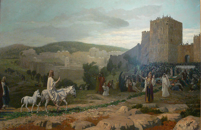 File:G&eacute;r&ocirc;me - L'entr&eacute;e du Christ &agrave; J&eacute;rusalem - cadre.jpg
