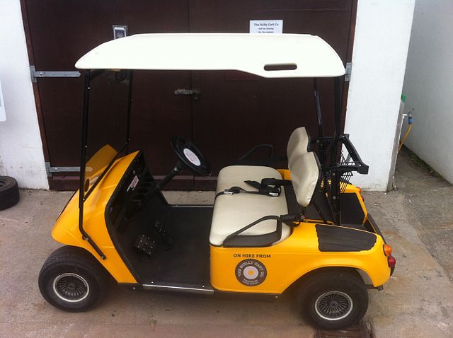 File:Electric golf buggy on St Marys.jpg