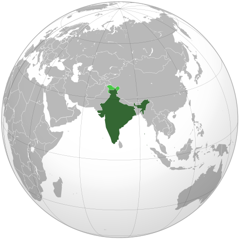 File:India (orthographic projection).svg