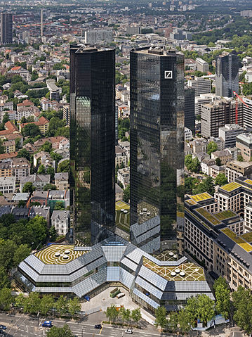 File:Twintowers of Deutsche Bank Headquarter in Frankfurt a.M..jpg