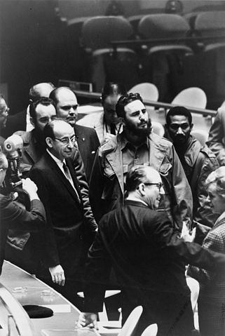 File:Fidel Castro - UN General Assembly 1960.jpg