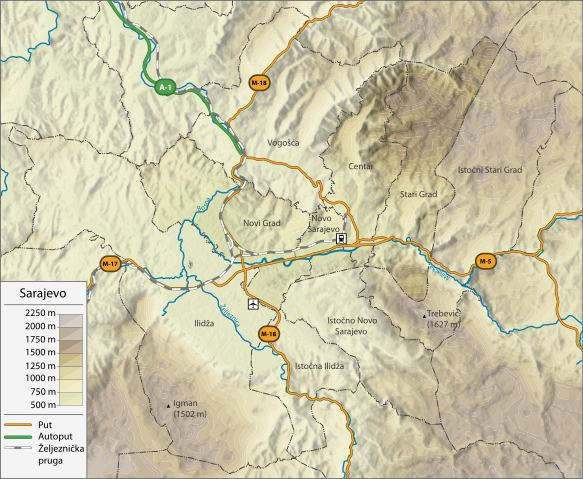 File:Sarajevo topographic map.svg
