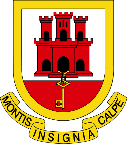File:Coat of arms of Gibraltar1.svg