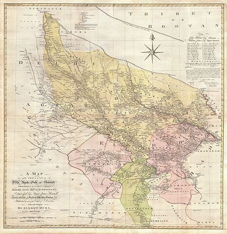 File:1777 Rennell - Dury Wall Map of Delhi and Agra, India - Geographicus - DelhiAgrah-dury-1777.jpg