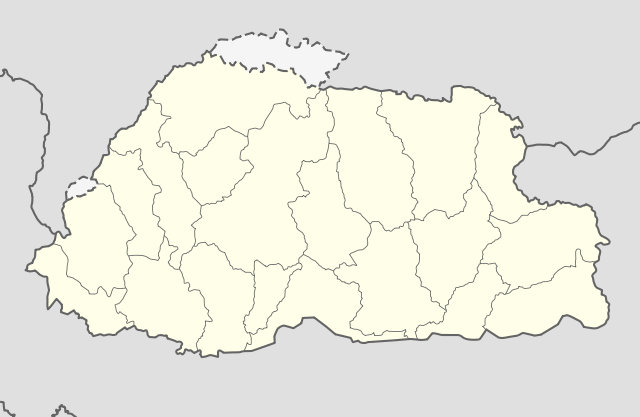 File:Bhutan location map.svg