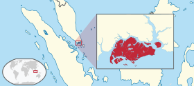 Location of &nbsp;Singapore&nbsp;&nbsp;(red)