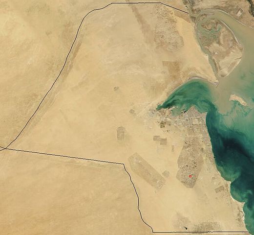 File:Satellite image of Kuwait in November 2001.jpg