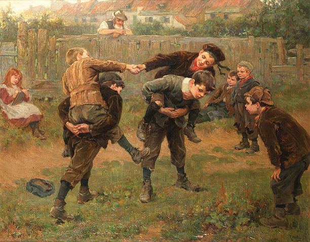 File:Ralph Hedley The tournament 1898.jpg