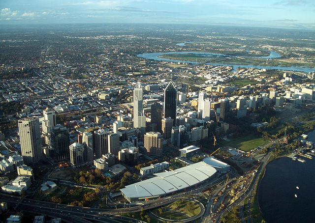 File:Perth CBD from air.jpg