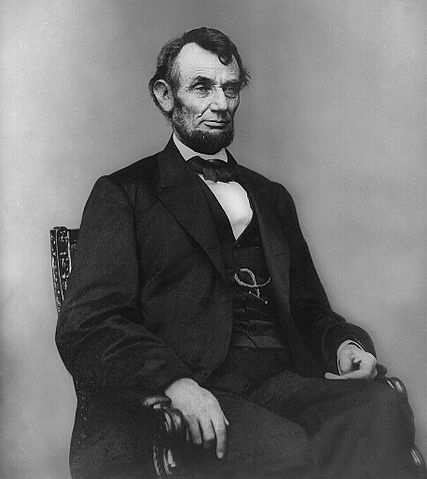File:Abraham Lincoln seated, Feb 9, 1864.jpg