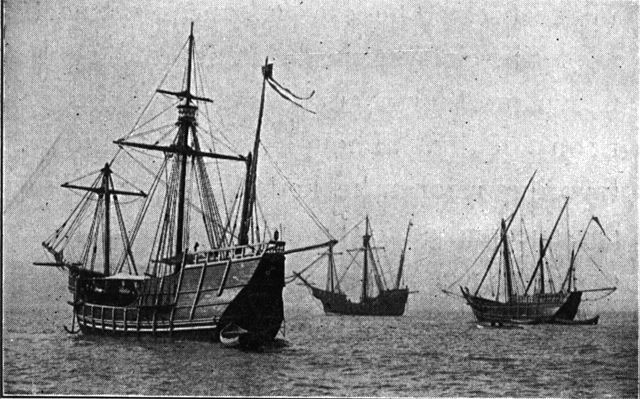 File:1893 Nina Pinta Santa Maria replicas.jpg