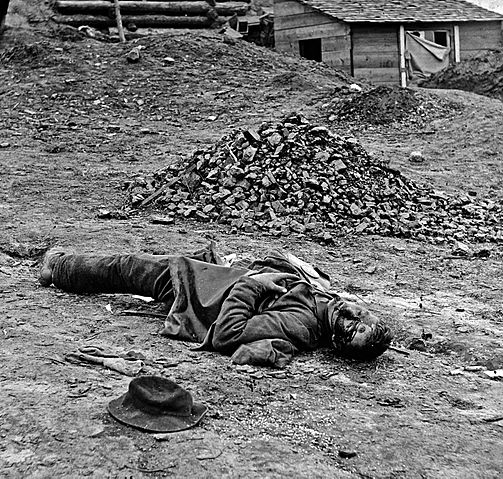 File:Dead soldier (American Civil War - Siege of Petersburg, April 1 1865).jpg