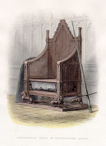 File:Coronation Chair and Stone of Scone. Anonymous Engraver. Published in A History of England (1855).jpg