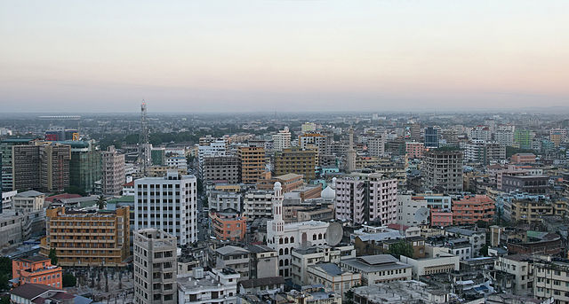 File:Dar es Salaam before dusk.jpg