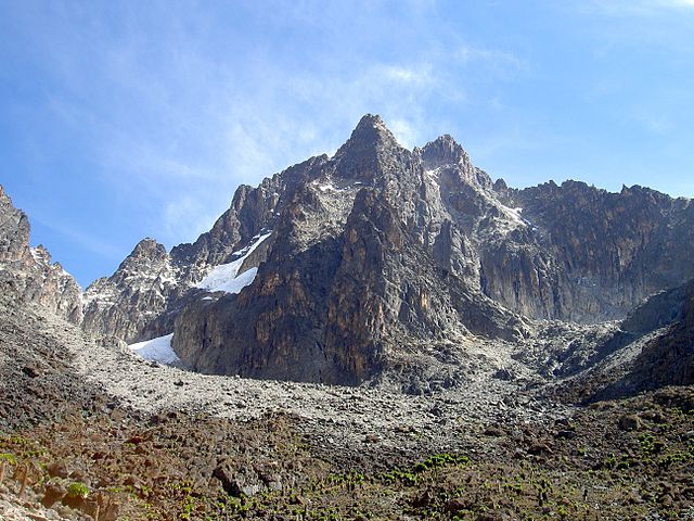 File:Batian Nelion and pt Slade in the foreground Mt Kenya.JPG
