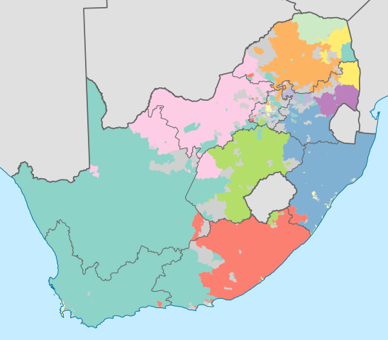 File:South Africa 2011 dominant language map.svg
