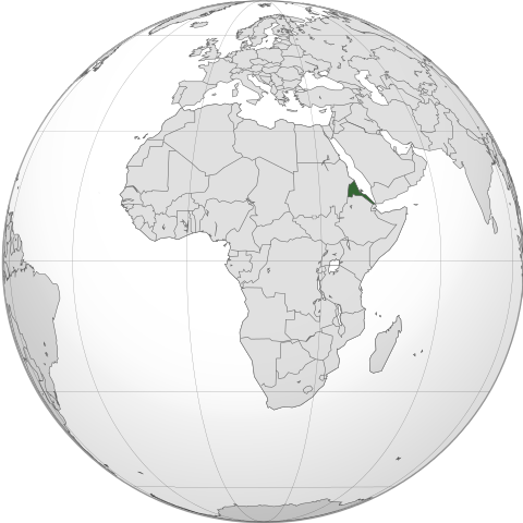 File:Eritrea (Africa orthographic projection).svg