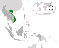 Location of &nbsp;Vietnam&nbsp;&nbsp;(green)in ASEAN&nbsp;&nbsp;(dark grey)&nbsp; &mdash;&nbsp; [Legend]